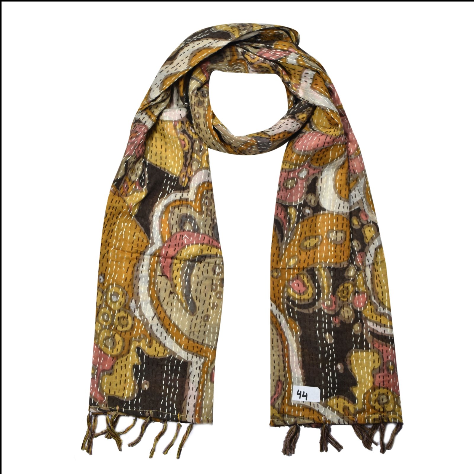 Cotton Kantha Scarves Colour Option 7